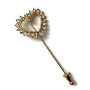 Monet Heart Shaped Stick Pin
